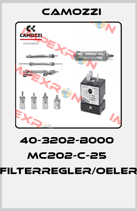 40-3202-B000  MC202-C-25  FILTERREGLER/OELER  Camozzi