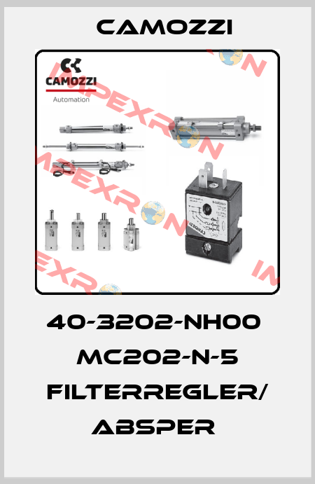 40-3202-NH00  MC202-N-5 FILTERREGLER/ ABSPER  Camozzi