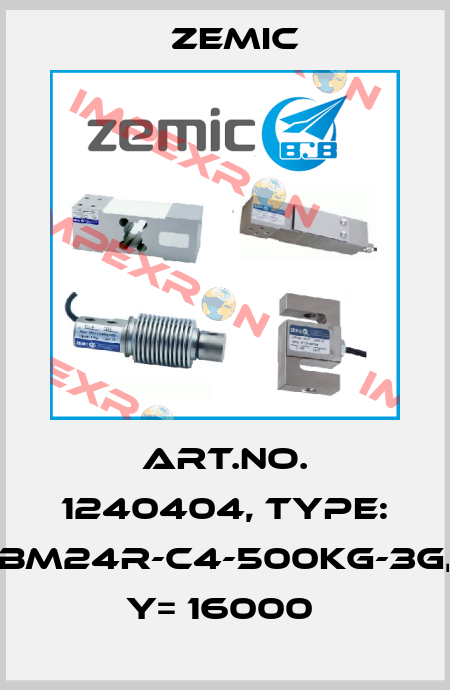 Art.No. 1240404, Type: BM24R-C4-500kg-3G, Y= 16000  ZEMIC