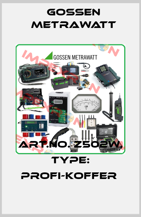 Art.No. Z502W, Type: Profi-Koffer  Gossen Metrawatt