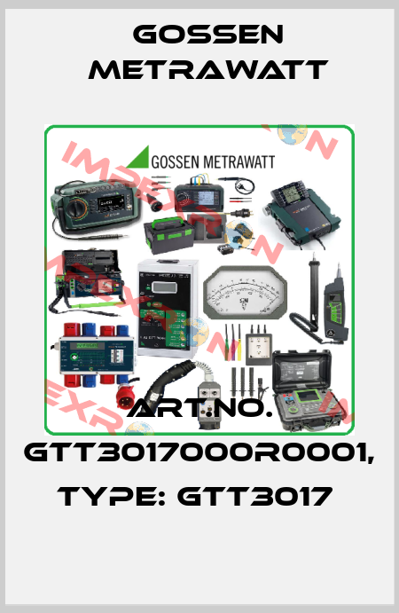Art.No. GTT3017000R0001, Type: GTT3017  Gossen Metrawatt