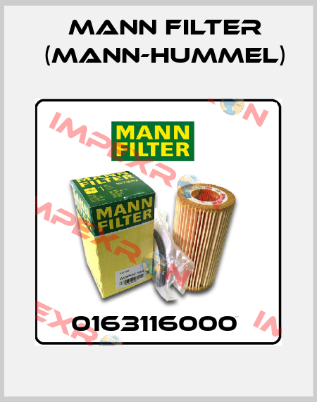 0163116000  Mann Filter (Mann-Hummel)