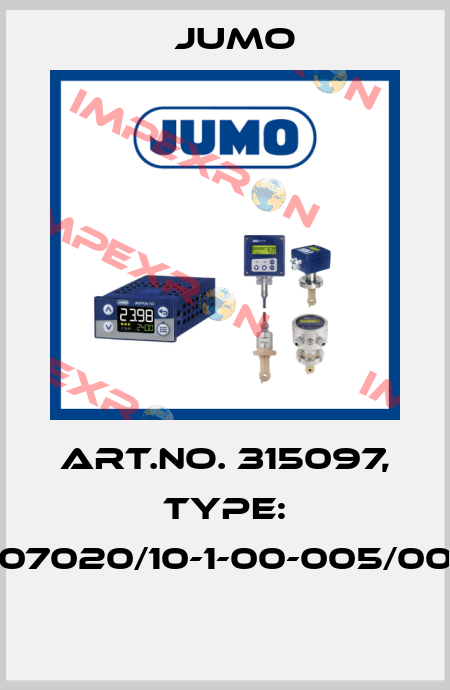Art.No. 315097, Type: 907020/10-1-00-005/000  Jumo