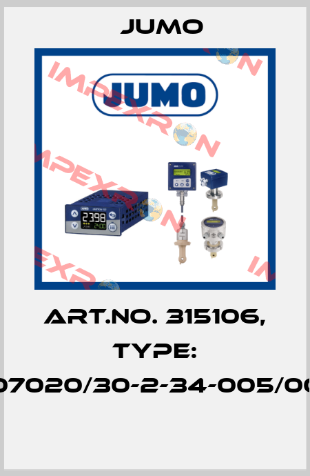 Art.No. 315106, Type: 907020/30-2-34-005/000  Jumo
