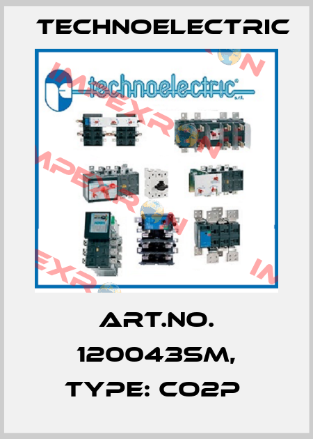 Art.No. 120043SM, Type: CO2P  Technoelectric