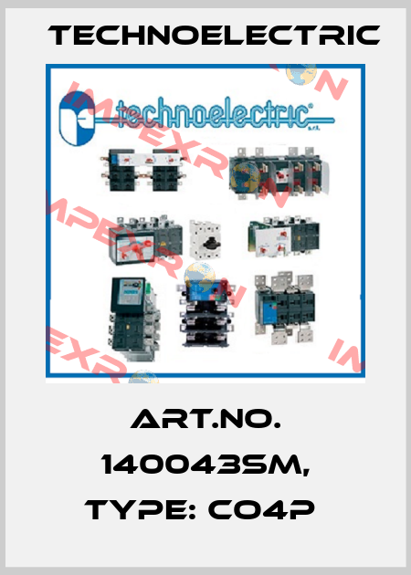 Art.No. 140043SM, Type: CO4P  Technoelectric