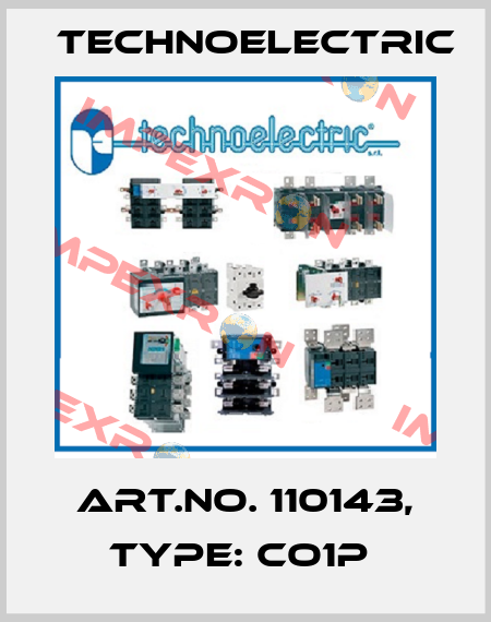 Art.No. 110143, Type: CO1P  Technoelectric