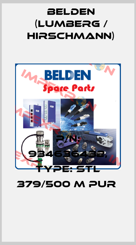 P/N: 934636432, Type: STL 379/500 M PUR  Belden (Lumberg / Hirschmann)