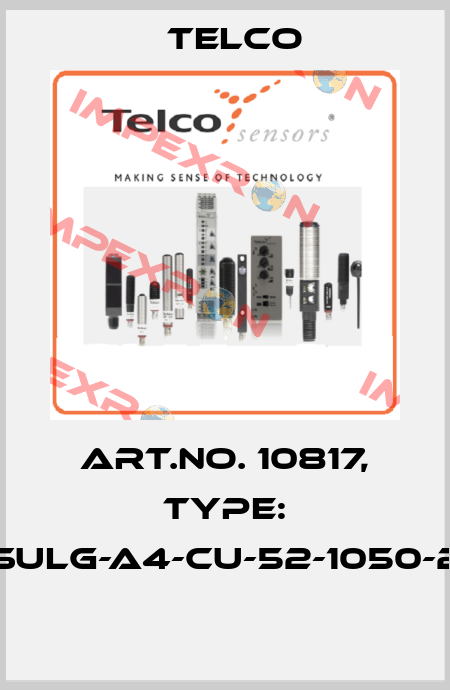 Art.No. 10817, Type: SULG-A4-CU-52-1050-2  Telco