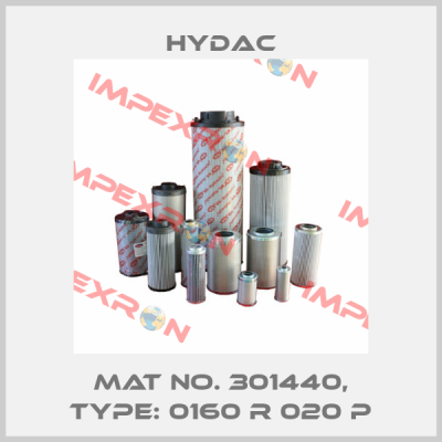 Mat No. 301440, Type: 0160 R 020 P Hydac