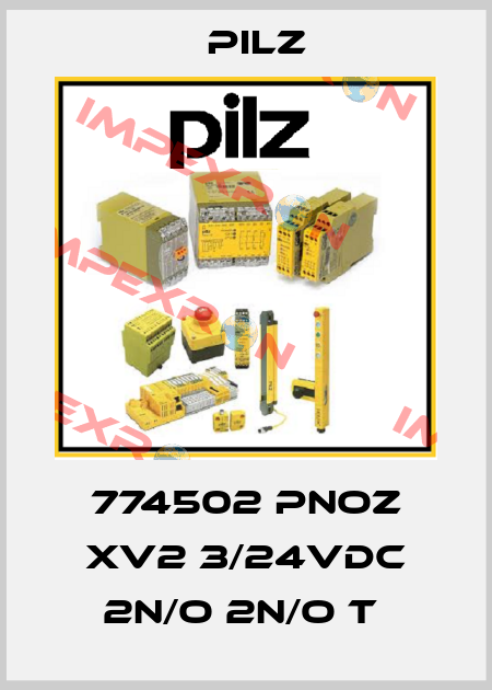 774502 PNOZ XV2 3/24VDC 2N/O 2N/O T  Pilz
