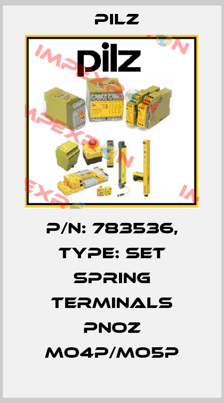 p/n: 783536, Type: Set spring terminals PNOZ mo4p/mo5p Pilz