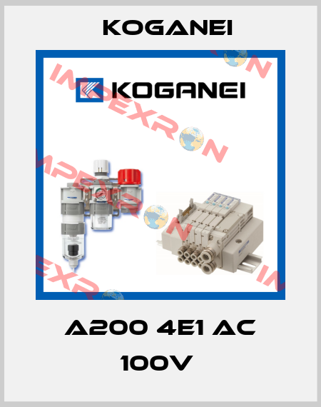 A200 4E1 AC 100V  Koganei