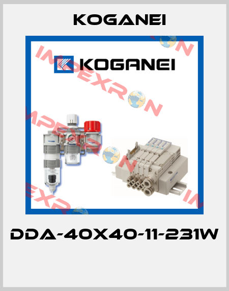 DDA-40X40-11-231W  Koganei