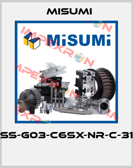 SS-G03-C6SX-NR-C-31  Misumi