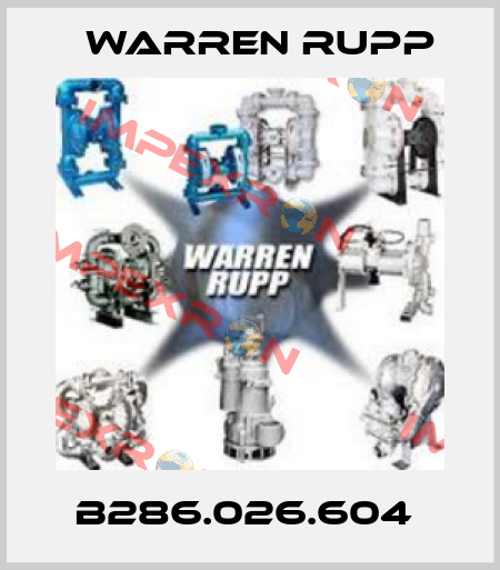 B286.026.604  Warren Rupp
