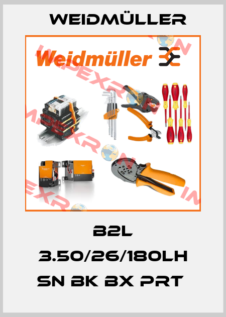 B2L 3.50/26/180LH SN BK BX PRT  Weidmüller