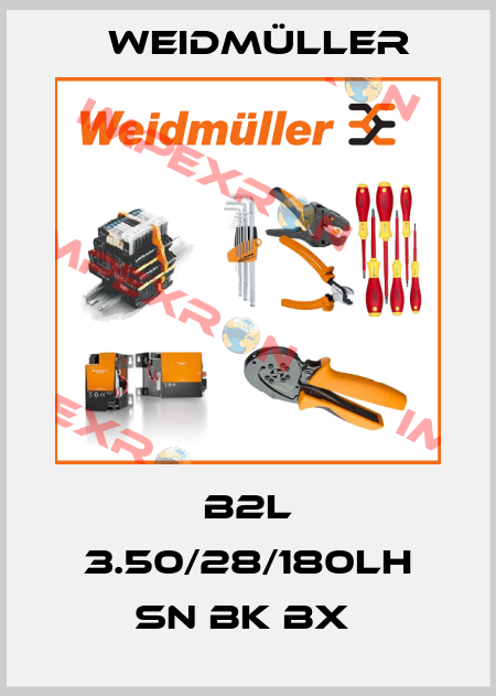 B2L 3.50/28/180LH SN BK BX  Weidmüller