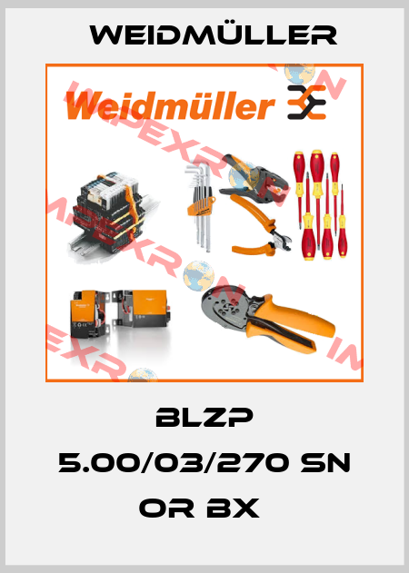 BLZP 5.00/03/270 SN OR BX  Weidmüller