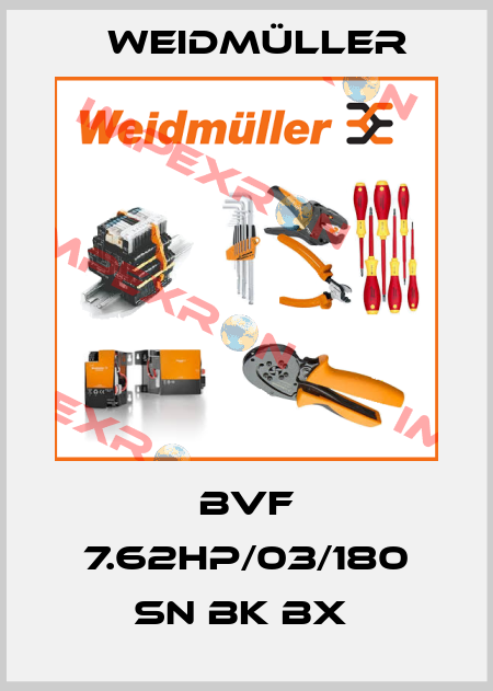 BVF 7.62HP/03/180 SN BK BX  Weidmüller