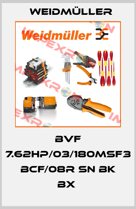BVF 7.62HP/03/180MSF3 BCF/08R SN BK BX  Weidmüller