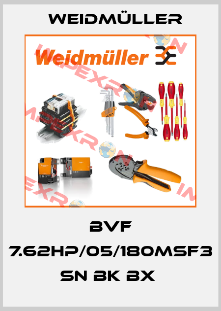 BVF 7.62HP/05/180MSF3 SN BK BX  Weidmüller