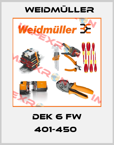 DEK 6 FW 401-450  Weidmüller