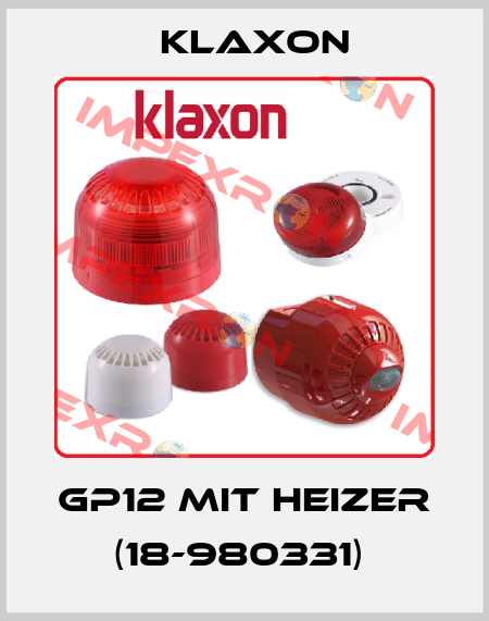 GP12 MIT HEIZER (18-980331)  Klaxon