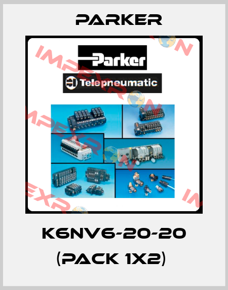 K6NV6-20-20 (pack 1x2)  Parker
