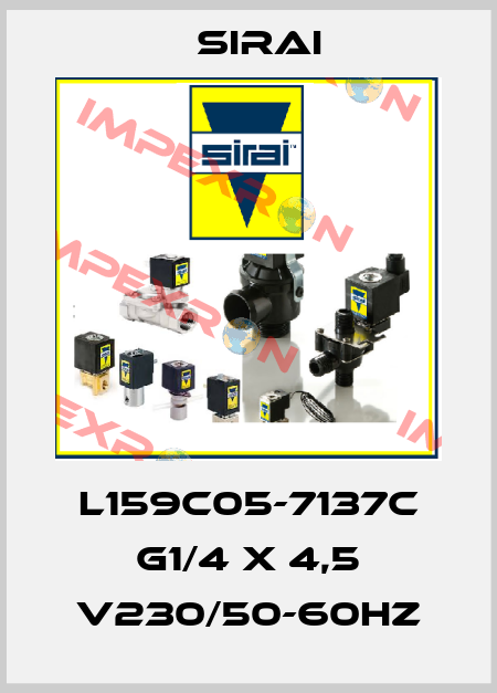 L159C05-7137C G1/4 x 4,5 V230/50-60Hz Sirai