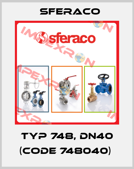 Typ 748, DN40 (code 748040)  Sferaco