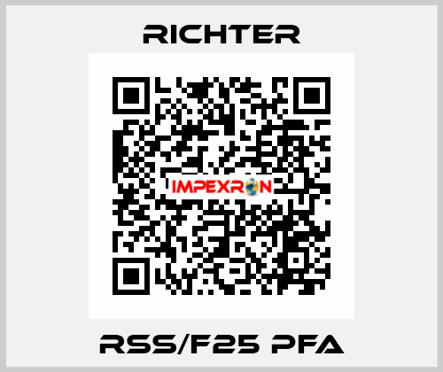 RSS/F25 PFA RICHTER