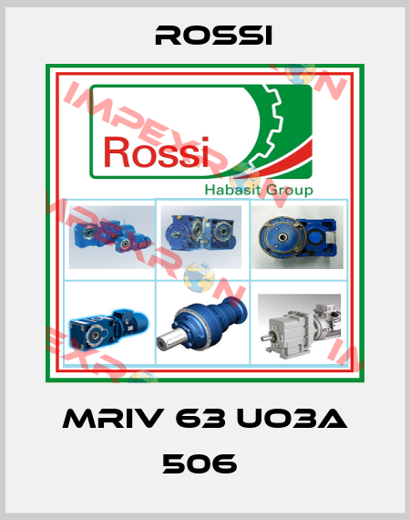 MRIV 63 UO3A 506  Rossi