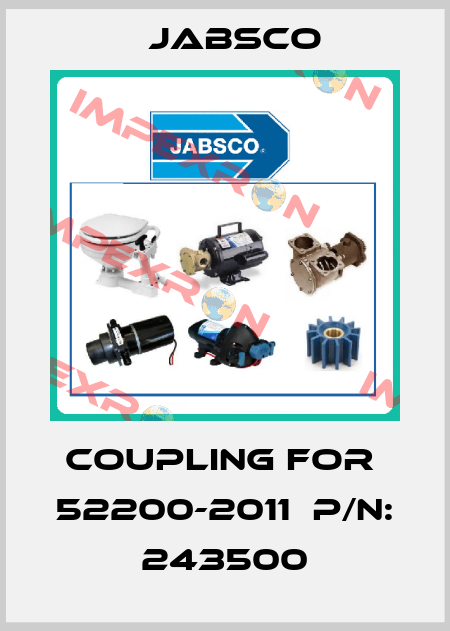 coupling for  52200-2011  P/N: 243500 Jabsco