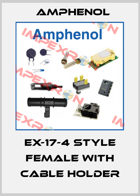 EX-17-4 STYLE FEMALE WITH CABLE HOLDER Amphenol