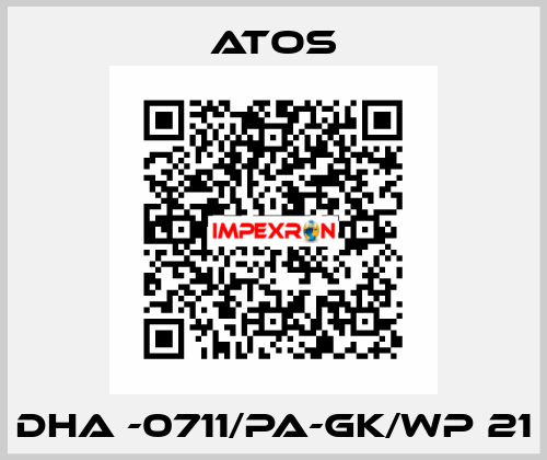 DHA -0711/PA-GK/WP 21 Atos