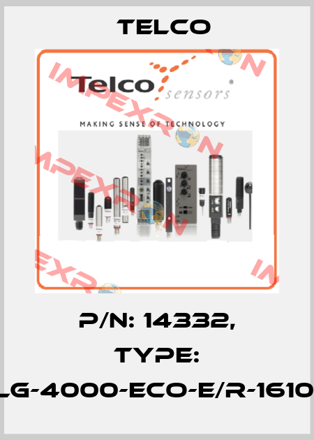 p/n: 14332, Type: SULG-4000-ECO-E/R-1610-30 Telco
