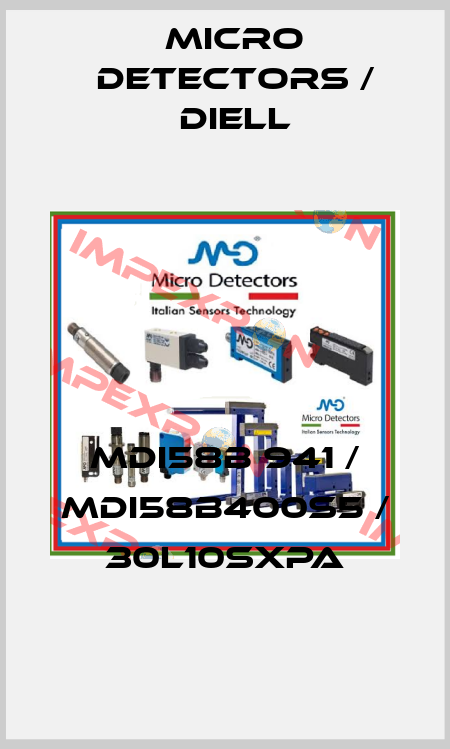 MDI58B 941 / MDI58B400S5 / 30L10SXPA
 Micro Detectors / Diell