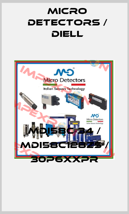 MDI58C 34 / MDI58C128Z5 / 30P6XXPR
 Micro Detectors / Diell