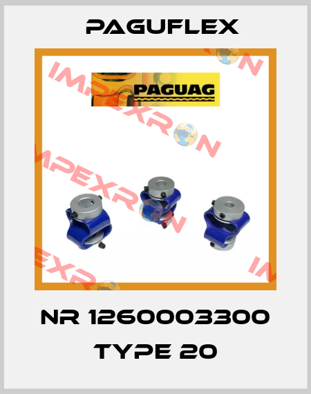 Nr 1260003300 Type 20 Paguflex