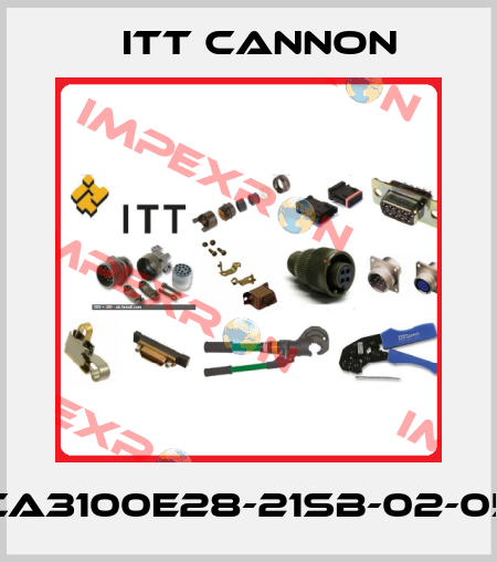 CA3100E28-21SB-02-05 Itt Cannon