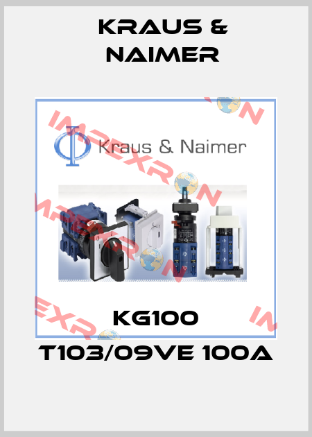 KG100 T103/09VE 100A Kraus & Naimer
