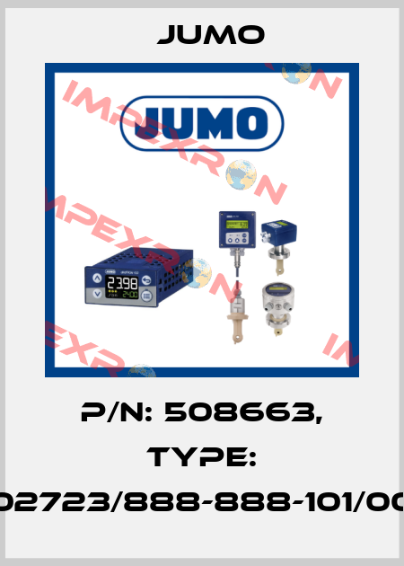 P/N: 508663, Type: 202723/888-888-101/000 Jumo