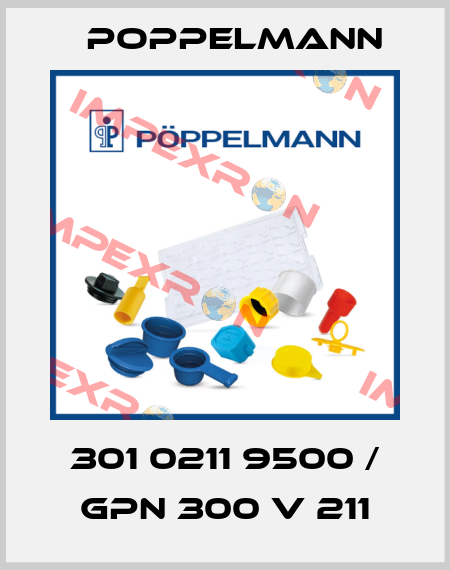 301 0211 9500 / GPN 300 V 211 Poppelmann