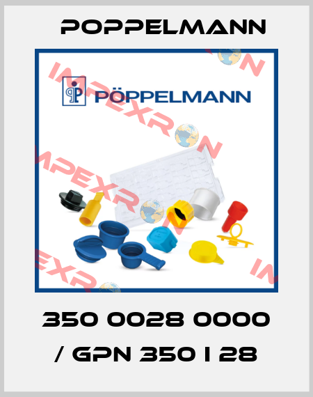 350 0028 0000 / GPN 350 I 28 Poppelmann