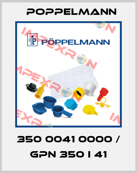 350 0041 0000 / GPN 350 I 41 Poppelmann