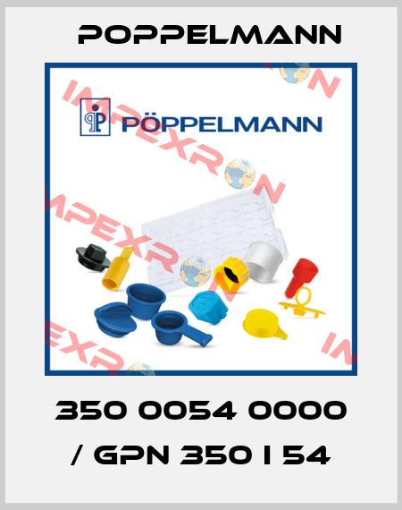 350 0054 0000 / GPN 350 I 54 Poppelmann