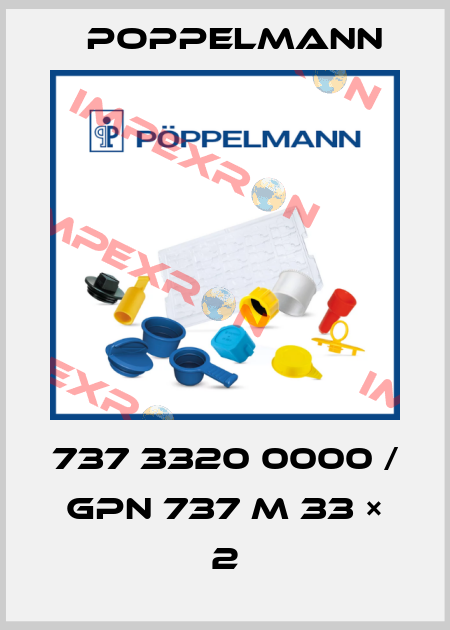 737 3320 0000 / GPN 737 M 33 × 2 Poppelmann