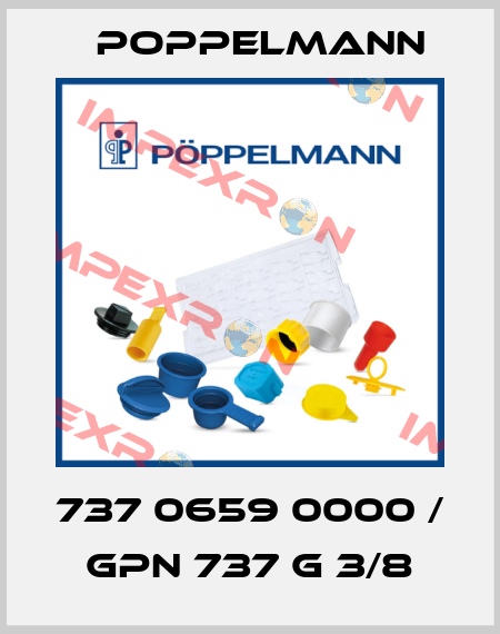 737 0659 0000 / GPN 737 G 3/8 Poppelmann