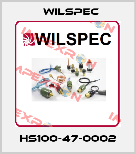 HS100-47-0002 Wilspec